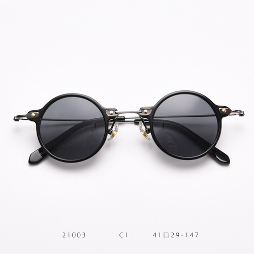 Model 21003 polarized round acetate sunglasses